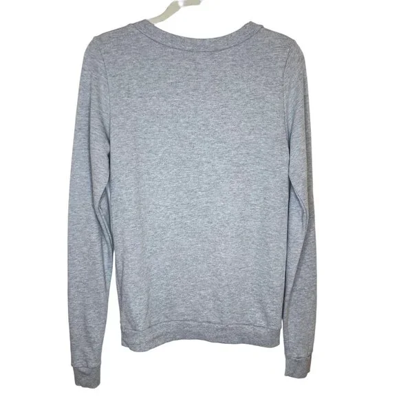 ModCloth Proud Graphic Heathered Grey Sweatshirt, M - Picture 2 of 7